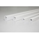PVC - square pipe - white - dim. selectable