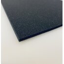 PUR foam board - dim: 2000 x 1000 x 3 mm - closed-cell - anthracite